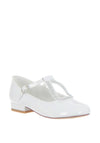 Dubarry Girls Trista Patent Communion Shoes, White