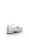 Dubarry Girls Violet Satin Communion Shoes, White