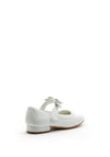 Dubarry Girls Vivienne Faux Leather Communion Shoes, White