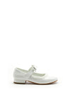 Dubarry Girls Vivienne Patent Communion Shoes, White