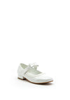Dubarry Girls Vivienne Patent Communion Shoes, White