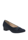 Dubarry Womens Emeline Shimmer E Fit Leather Shoes, Navy