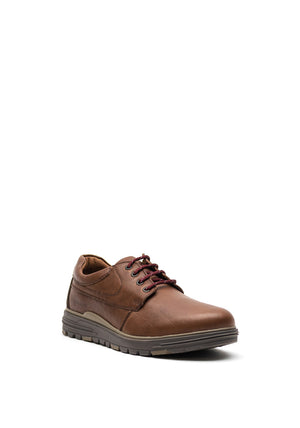 Dubarry Mens Brennan Leather Shoe, Bourbon