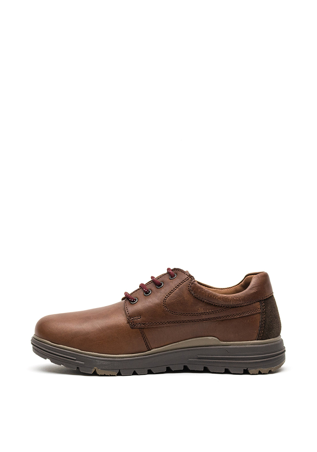Dubarry Mens Brennan Leather Shoe, Bourbon