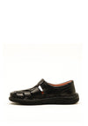 Dubarry Mens Barta Velcro Leather Sandals, Black