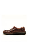 Dubarry Mens Barta Velcro Leather Sandals, Chestnut