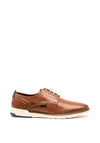 Dubarry Mens Sergio Lace-Up Leather Shoe, Whiskey