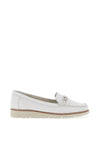 Dubarry Hallie Leather Loafers, White