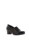 Dubarry Jazzy Leather Block Heel Shoes, Black