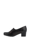 Dubarry Jazzy Leather Block Heel Shoes, Black