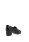Dubarry Jazzy Leather Block Heel Shoes, Black