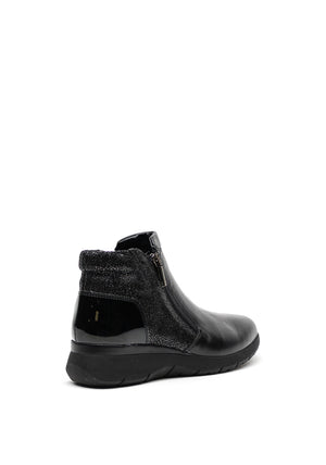 Dubarry Womens Jay Leather Ankle Boots, Black