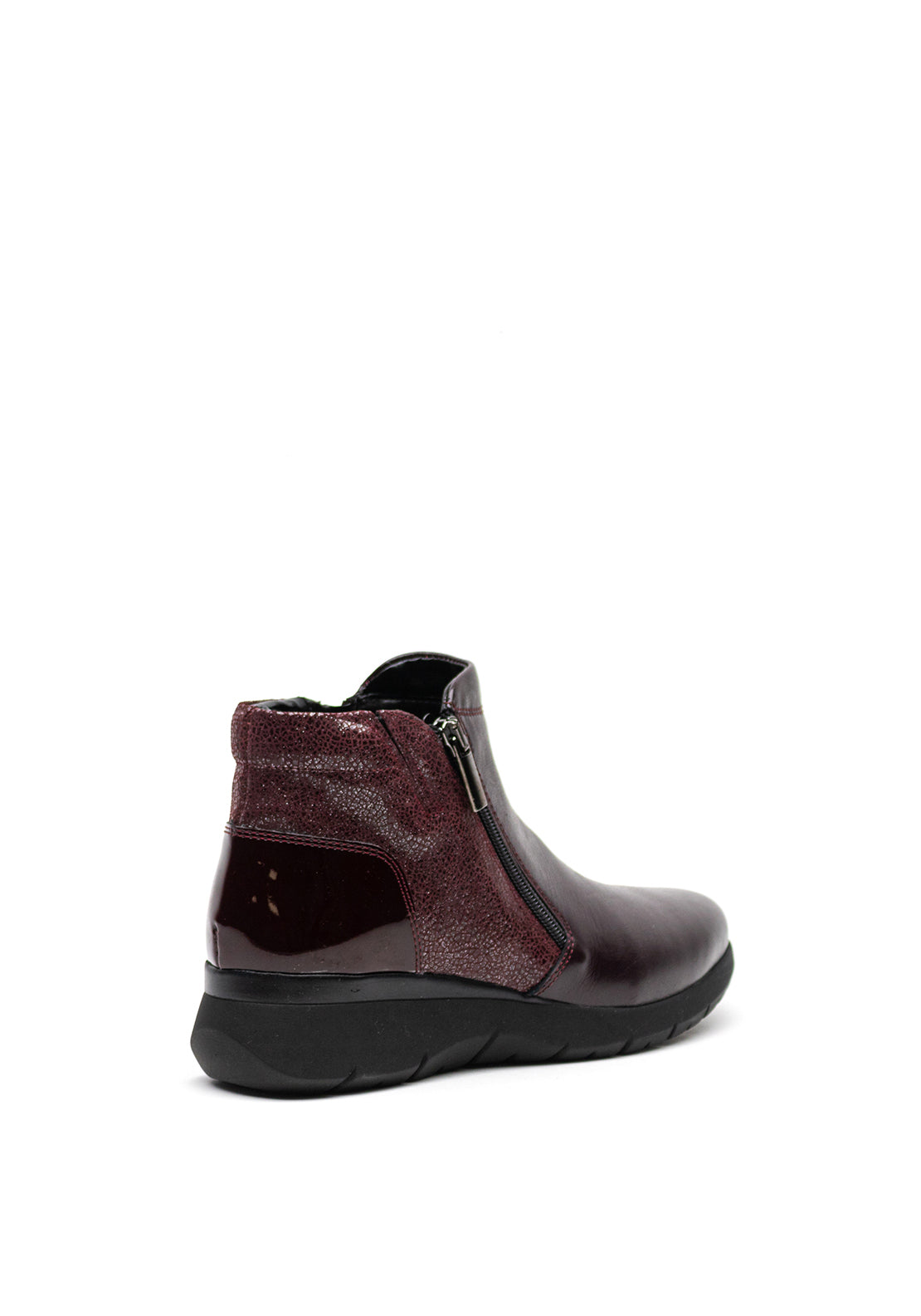 Dubarry Womens Jay Leather Ankle Boots, Wine