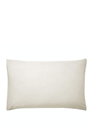 Sanderson 220 Thread Count Cotton Percale Pillowcase Pair, Ivory
