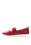 Dubarry Womens Juliet Leather Slip On Shoes, Red