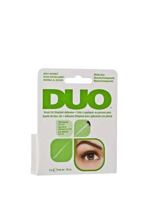 DUO Striplash Brush On Adhesive, White/Clear