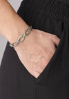 Dyrberg Kern Jam Link Bracelet, Silver