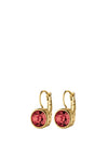 Dyrberg/Kern Louise Hook Earrings, Gold & Red