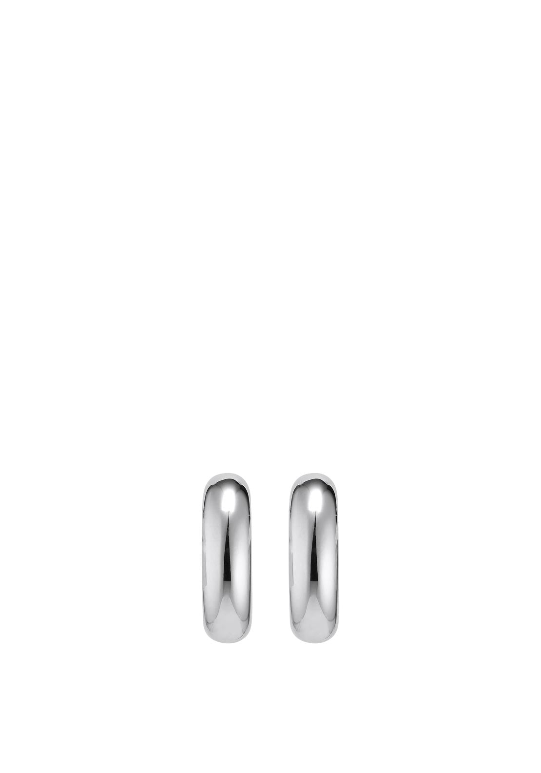 Dyrberg Kern Chunky Hoops, Silver
