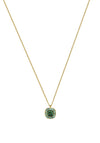 Dyrberg/Kern Kelly Blue Pave Necklace Gold & Green