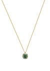Dyrberg/Kern Kelly Blue Pave Necklace Gold & Green