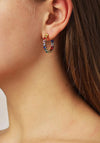 Dyrberg/Kern Holly Rainbow Hoop Earrings, Gold