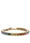 Dyrberg/Kern Cory Rainbow Bracelet, Gold
