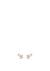 Absolute Double Star Earrings, Rose Gold