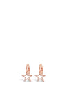 Absolute Open Diamante Star Earrings, Rose Gold