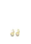 Absolute Diamante Disc Earring, Gold