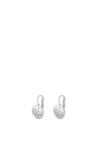 Absolute Diamante Disc Earring, Silver