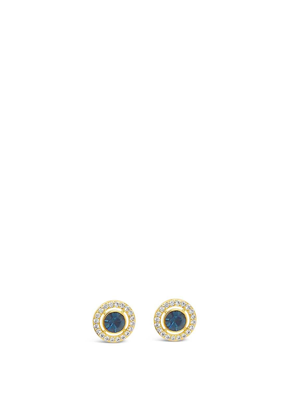 Absolute Sapphire Stud Earrings, Gold