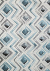 EA Design Delta 90 x 90 Eyelet Curtains, Teal