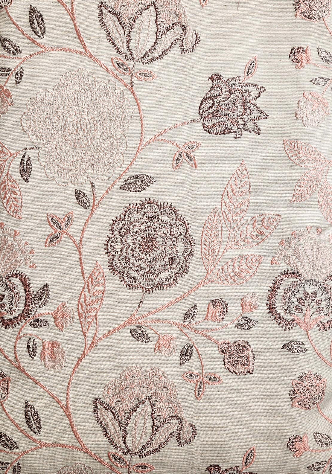 EA Design Jacobean 132 x 90 Eyelet Curtains, Blossom