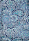 EA Design Plain Velvet 90 x 90 Eyelet Curtains, Blue