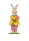 Enchante Chunky Wood Easter Bunny Ornament
