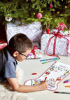 Eat Sleep Doodle Colour-in Festive Double-Sided Stocking