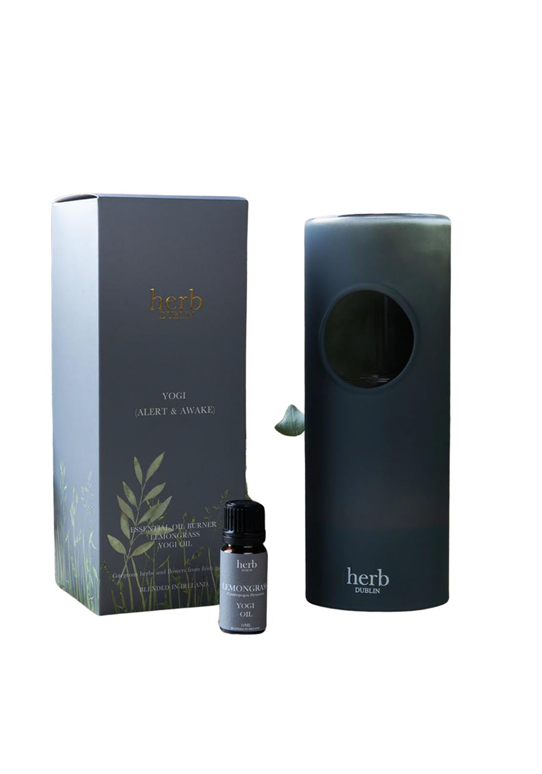 Eau Lovely ‘Herb Dublin’ Essential Oil Burner, Yogi (Alert & Awake)