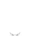Absolute CZ Crawler Earrings, Silver