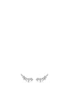 Absolute Crawler Earrings, Silver