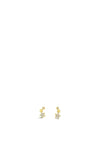 Absolute Triple Star Stud Earrings, Gold