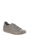 Ecco Womens Leather Comfort Shoe, Grey