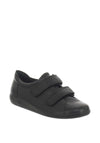 Ecco Womens Leather Velcro Strap Shoes, Black