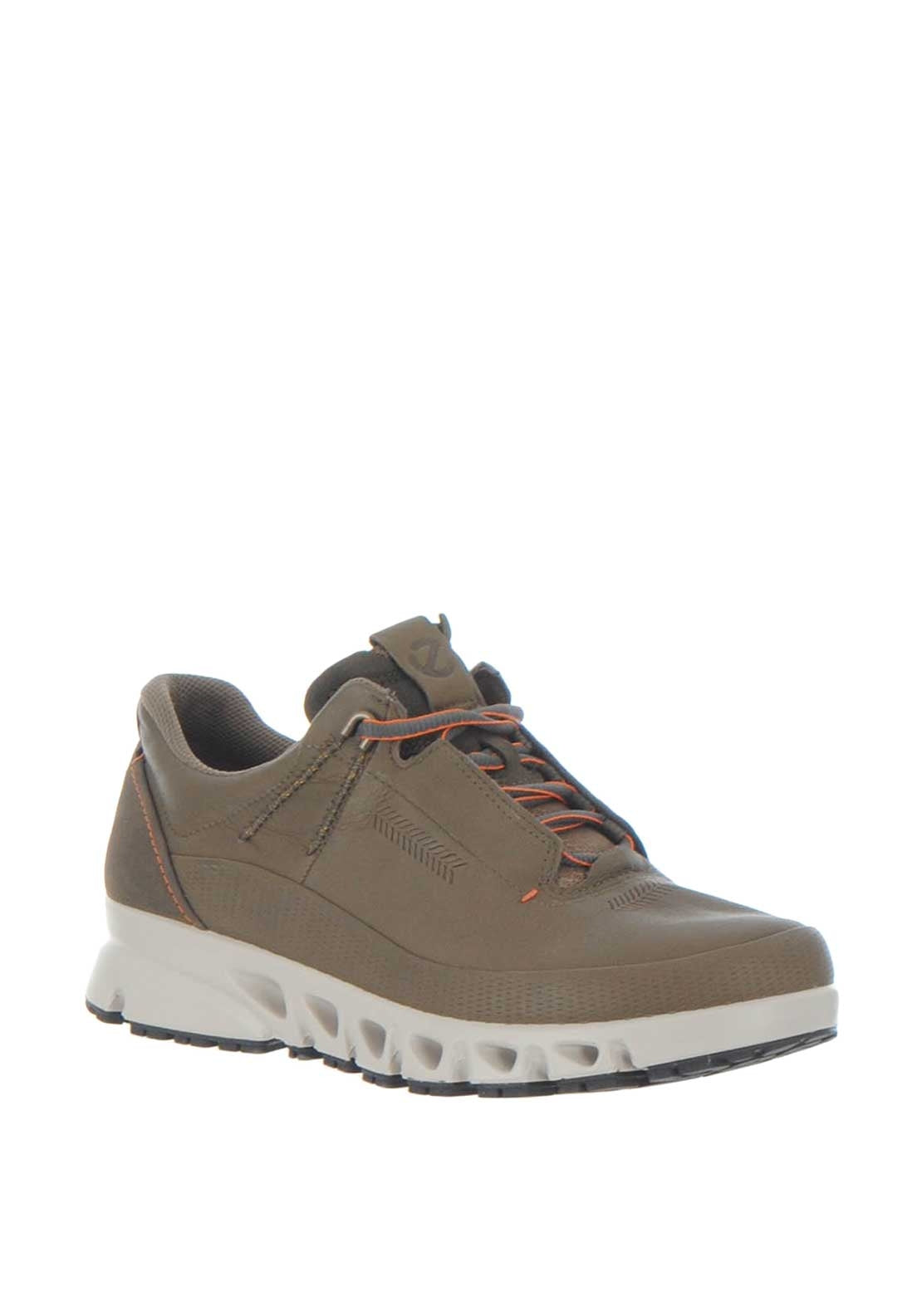 Ecco’s Men’s Gore-Tex Leather Trainer, Green