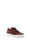 Ecco Soft Leather Trainer, Cognac