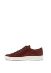 Ecco Soft Leather Trainer, Cognac
