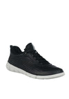 Ecco Mens Intrinsic Leather Trainers, Black