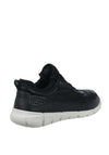 Ecco Mens Intrinsic Leather Trainers, Black