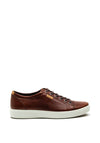 Ecco Mens Soft 7 Leather Casual Shoe, Brown