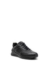 Ecco Mens Astir Lite Leather Trainer, Black